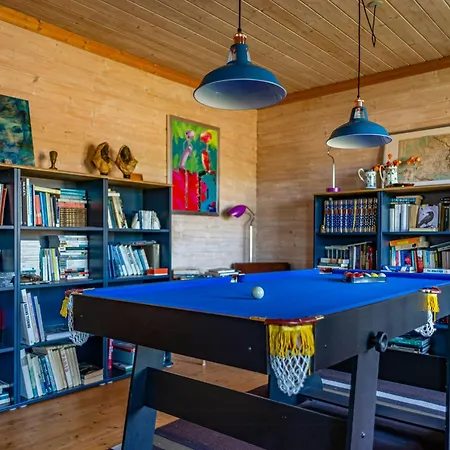 Wooden House Overlooking Svanninge Bakker Vakantiehuis *